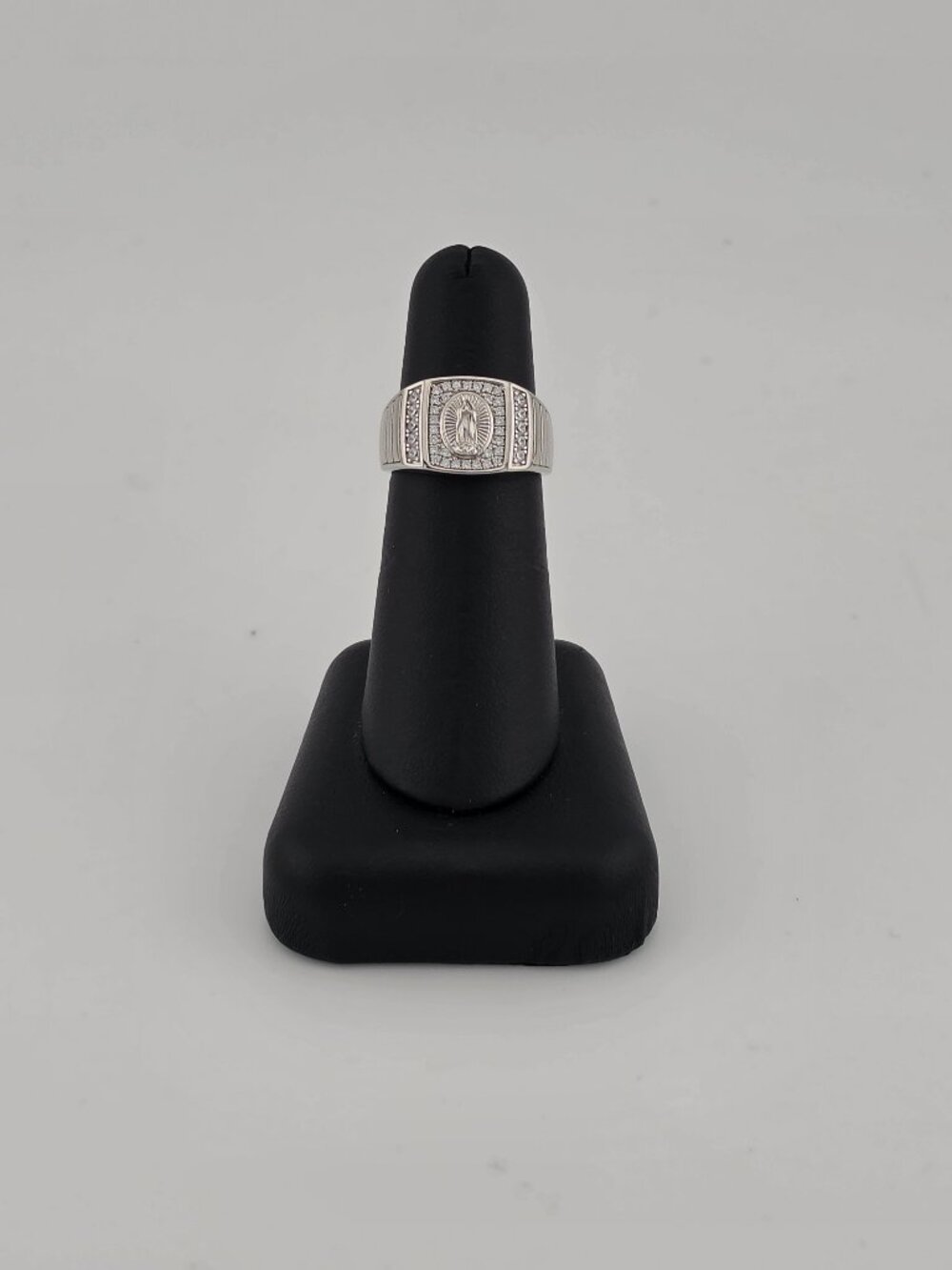 Brand New Sterling Silver 925 Virgen de Guadalupe Ring